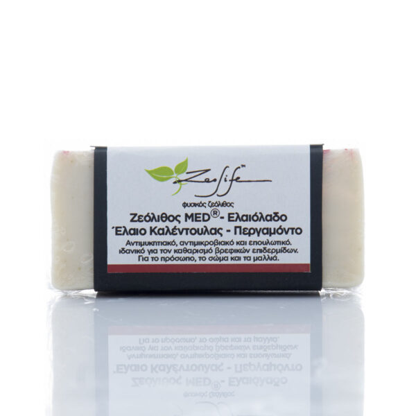 zeolite soap oliveoil calendula front